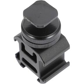 DOITOOL 1Set Hot Shoe Mount Adapter for Light Stand Head Flash Mount Accessory Machining Compatible with Microphones Cameras LED Lights Professional