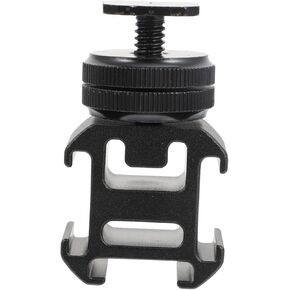 NUOBESTY 1Set Hot Shoe Mount Adapter Tripod Screw for Camera Flash Holder Machining Compatible with Fill Lights and Microphones