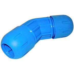 RAPID AIR FASTPIPE 45 DEGREE ELBOW ADAPTER FOR 1" FAST PIPE TUBING, FOR COMPRESSED AIR PIPING PIECE, F2004