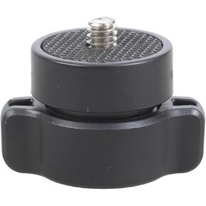 Lightweight 17mm Female Socket To Standard 1/4 Male Screw Adapter Compatible For Camera Mounts And Stands