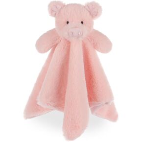 Apricot Lamb Smart Pig Security Blanket for Babies, Soft Loveys for Baby Boy and Girl, 14 Inches for Infant and Toddlers