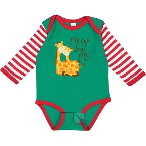 inktastic My Gigi Loves Me Long Sleeve Creeper