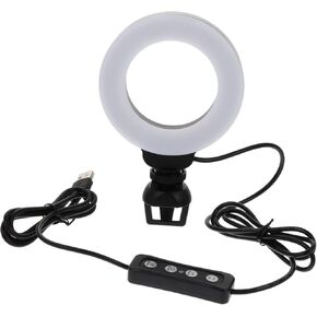 DOITOOL Led Light for Video Conferencing Broadcasting Makeup Portable Clip Light Dimmable Brightness for Remote Meetings Online Classes