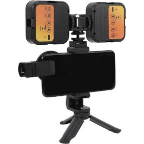 Led Photography Lighting Kit with Stand Tripod, Rechargeable Photo Lamp Adjustable Color Temperature and Brightness Lamp for Live Broadcast Eyelashes Nails