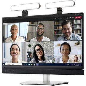 Video Conferencing Dual Light, Live Streaming Fill Light with Remote and Touch Control, Professional Lighting for Zoom Calls, Video Game, 3 Color Modes, 10 Brightness Levels, Flexible Rotation