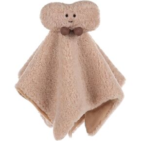 Apricot Lamb Fresh Peanut Soft Loveys for Babies, Security Blanket for Baby Boy and Girl, 14 * 14 Inches for Infant and Toddlers