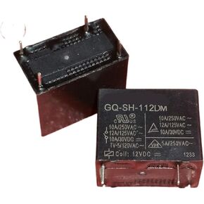 GQ-SH-112DM 12VDC RELAY 4 دبابيس