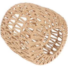 Retro Vintage Lampshade Rustic Wicker Lampshade for Home Restaurant Decor