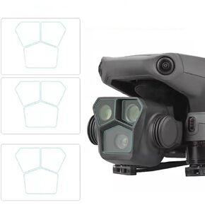 Lens Screen Protector for DJI Mavic 3 Pro Drone, Full Coverage 9H Hard Tempered Glass Anti-Scratch [Bubble Free]