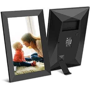 Ultimaxx Framero 10.1 Inch Smart WiFi Digital Photo Frame 1280x800 IPS LCD Touch Screen, Auto-Rotate Portrait and Landscape, Built in 16GB Memory, Share Moments Instantly via Frameo App from Anywhere