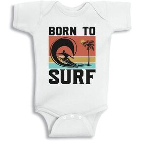 Born to Surf Baby Infant Bodysuit