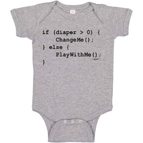 Funny Baby Code STEM Bodysuit