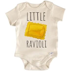 Italian Pasta Ravioli - Baby Boy Girl Clothes Infant Bodysuit Funny Cute Newborn