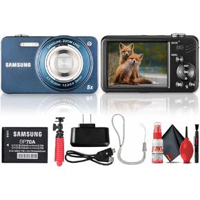 Samsung ST90 Digital Camera Bundle Including: Battery, Cleaning Kit, Flexible Tripod, More