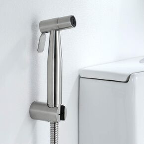 Faucets ToiletFaucet Set 304 Stainless Steel BrushedSprayer with 1.5m Shower Hose,Type B(Type A)