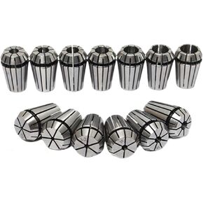 ER11 ER16 ER20 ER25 Collet Chuck Set 1-16mm Spring Collet For Machining Center Engraving Machine Lathe Mill Tool ER Collet(ER25 10pcs (1-16mm))