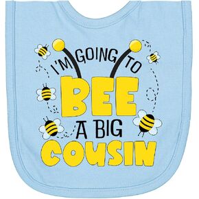 inktastic I'm Going To Bee a Big Cousin Newborn Bib