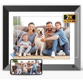 WiFi Digital-Picture-Frame 10.1" Electronic Photo-Frame - 16GB, IPS Touch Screen, Motion Sensor, Auto-Rotate, Instantly Sharing Photo Video Via App, Email, Free Cloud, Personalized Gift for Boyfriend