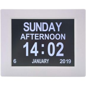 Electronic Photo Frame 8 Inch Multi-Function Digital Clock Machine HD IPS Display Reminder/Electronic Calendar