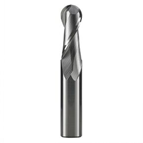 Weeker SQ2463 CNC Router Bit 2 Flute Up Cut Ball Nose Spiral End Mill 1/2" Shank 1/2" X1 1/4"X3"
