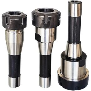 1pcs R8 Spindle ER16 ER20 ER25 ER32 ER40 Collet Chuck A M UM Nut Tool Handle M12 Thread 7/16 Milling Machine Tool Handle Taper Shank(Thread M12x1.75,R8-ER32UM)