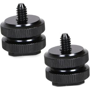 4PCS Tripod Screw Adapter for Camera Hot Shoe Mount Compatible with Canon DSLR Sturdy for Flash Units and Accessories