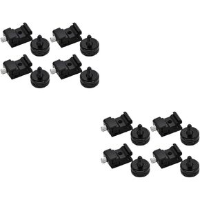 Lurrose 2sets 8pcs Cold Shoe Flash Adapter and Tripod Screw Mount for DSLR Camera Rig Versatile Photography Accessories for Brackets Microphones and Monitors 8pcs*2