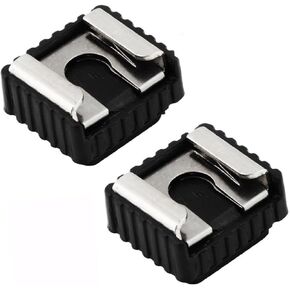 NUOBESTY 4PCS Hot Shoe Adapter Socket Fittings Lamp Holder Flash Light Mount Base for Camera Equipment and Lighting Accessories