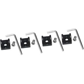 2 Set Metal Cold Shoe Adapter Mount for Camera Durable Cold Shoe Flash Bracket with Screw Clamping Style Compatible with Flashes