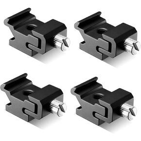 STOBOK 4pcs Metal Cold Shoe Adapter with Tripod Screw Durable Flash Mount Clamping Style for Secure Use Compatible with Flash Models