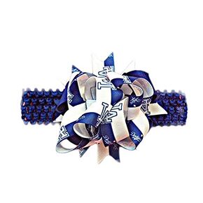 Dodgers Girl Boutique Bow Crocheted Headband