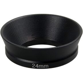 24mm Screw-in Special Metal Lens Hood Shade Lens Protector Adapter for Rollei 35 35T 35TE Film Camera