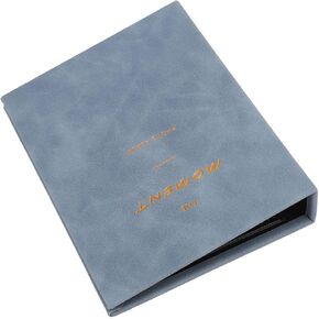 Photo Album, 2x3 Velvet Cover Photo Collect Book Versatile Light Weight for Mini12 11 9 8 (Blue)