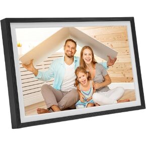 10.1 Inch Digital Picture Frame, 1280x800 HD IPS Electronic Photo Frame, 32GB Storage, Auto Rotate, Share Photos Videos Instantly via for FRAMEO app (US Plug