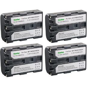 Kastar 3-Pack NP-FM50 / NP-FM55H Battery 7.4V 2300mAh Replacement for Sony CCD-TRV328, CCD-TRV338, CCD-TRV350, CCD-TRV408, CCD-TRV418, CCD-TRV428, CCD-TRV438, CCD-TRV608, CCD-TRV730, CCD-TRV740 Camera