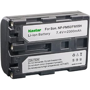 KASTAR 3-Pack NP-FM50 / NP-FM55H 7.4V 2300MAH استبدال Sony CCD-TRV328 ، CCD-TRV338 ، CCD-TRV350 ، CCD-TRV408 ، CCD-TRV418 ، CCD-TRV428 ، CCD-TRV438 ، CCD-TRV608 ، كاميرا CCD-TRV740 in Kuwait
