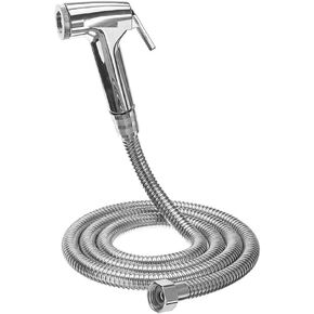 Bidet Sprayer Kit Bathroom Portable Bidet Sprayer Handheld Toilet Bidet Shower Head Sprayer Personal Hygiene with 1.5M Stainless Steel Hose Stable Interface