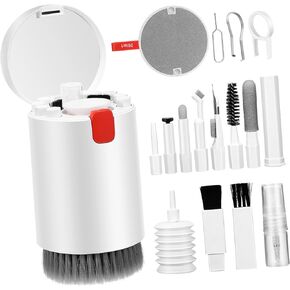 Gadpiparty 1set Keyboard and Electronics Cleaning Kit Multi-Function Cell Phone and Camera Cleaning Tools for Dust Fingerprints and Stains and for -Term Use