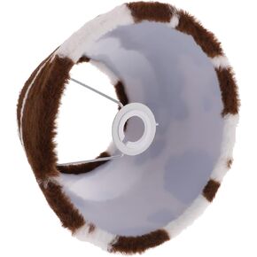 Plush Lampshade Buffalo Picture Table Lamp Shade Bedside Lamp Cover Warmth Home