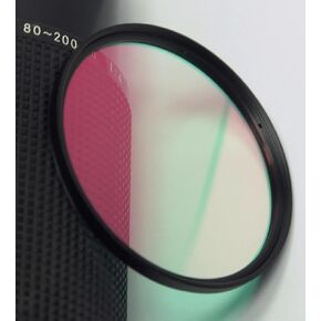 Camera Filter 402NM-704NM Ultraviolet Infrared Cutting Infrared Lens Filter for 30 37 40.5 43 46 49 52 55 58 62 67 72 77 82 Wide-Angle Camera Lenses(27mm)
