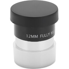 12mm Telescope Eyepiece, 1.25in Multilayer Coated SPL Eyepiece, 50° Wide Field of View, Metal Construction, Ideal for Moon and Planet Observation