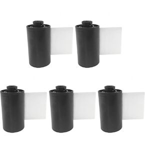 Pack of 5 Reloadable Film Canisters Film Cassettes for 35mm/135mm Cameras High Durability and Easy Loading Storage Case