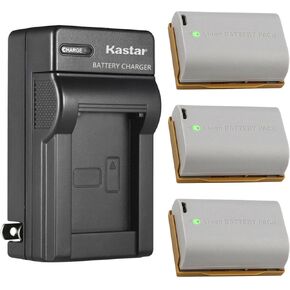 Kastar AC Wall Battery Charger Replacement for Canon LP-E6, LP-E6N, LP-E6N Pro, LP-E6NH, LPE6, LPE6N, LPE6NPro, LPE6NH Battery, Canon LC-E6, LC-E6E, LCE6, LCE6E Charger