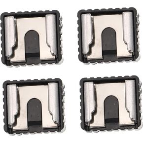 4pcs قوس حواس حذاء حذاء ساخن للكاميرا محول الإصدار السريع للمواد المتينة المتوافقة مع إكسسوارات الأحذية الساخنة القياسية للشاشات