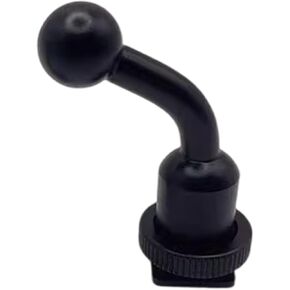 17mm Ball Head to Cold Shoe Adapter 1/4Inch Tripod Mount for Camera Phone Accessories Aluminum Alloy Construction