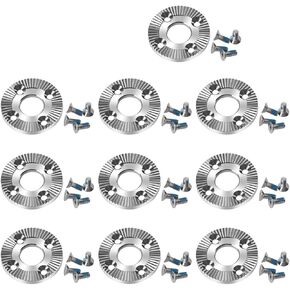 FEICHAO Rosette Mount Aluminum Alloy 20mm 31.8mm for Camera Cage Handle Grip Gimbal Extension (20mm Black 10PCS)