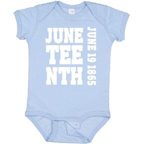 inktastic Juneteenth June 19, 1865 Baby Bodysuit