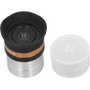 1.25 Inch Standard Astronomical Telescope Eyepiece, 10mm Central Length, 62 Degree Wide Angle Aspherical Lens, Multi Layer Coated Optical Glass for Clear Visual Perception and Exce