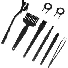 Gadpiparty Static-Free Cleaning Brush Kit 8pcs Detail Cleaning Tools for Pc Laptop Keyboard Circuit Board Dust Removal