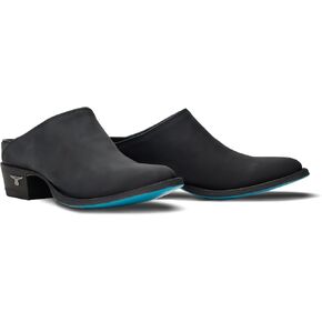 Lane Womens Plain Jane Round Toe Mule Clogs Casual - Black - Size 8.5 B